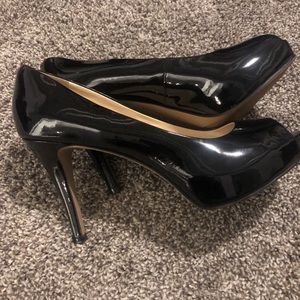 Nine West Black Peep toe Stiletto. Size9.5